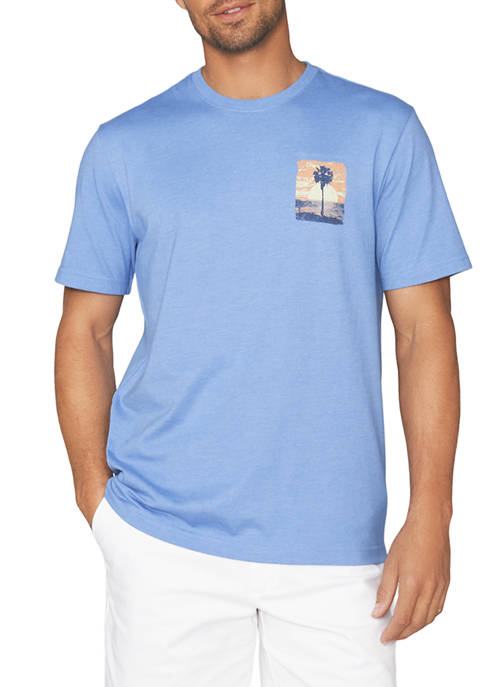 IZOD Short Sleeve Palm Days Graphic T-Shirt