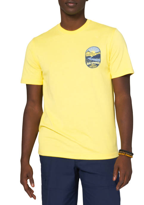 IZOD Short Sleeve Sun Springs Camp Graphic T-Shirt