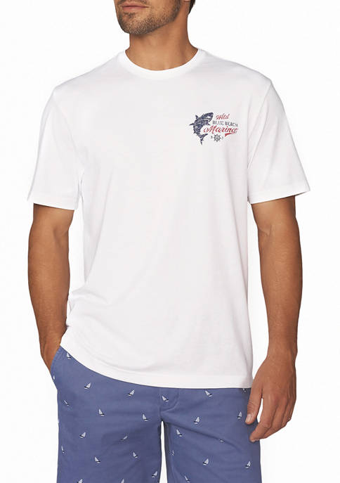 IZOD Saltwater Short Sleeve Graphic T-Shirt