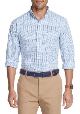 IZOD Advantage Performance Plaid Button Up Shirt | belk