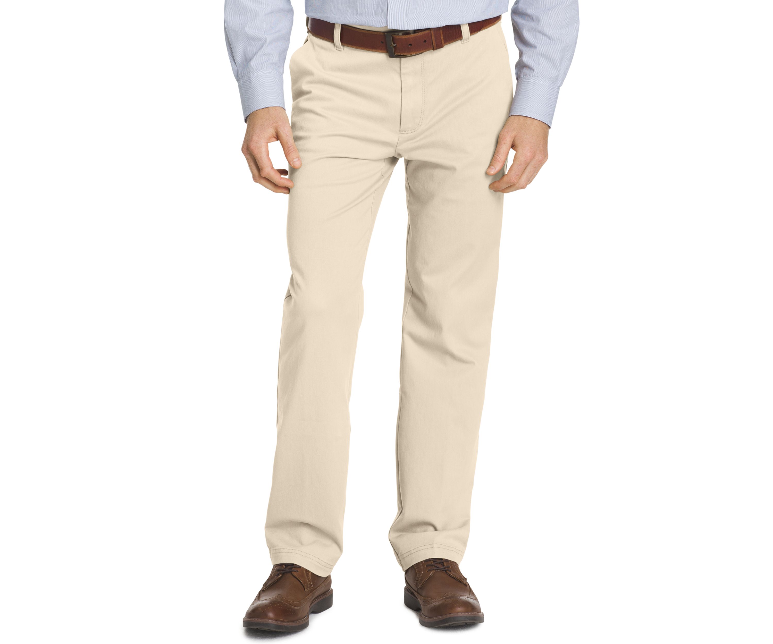 Big & Tall Straight Fit Flat Front Performance Stretch Pants