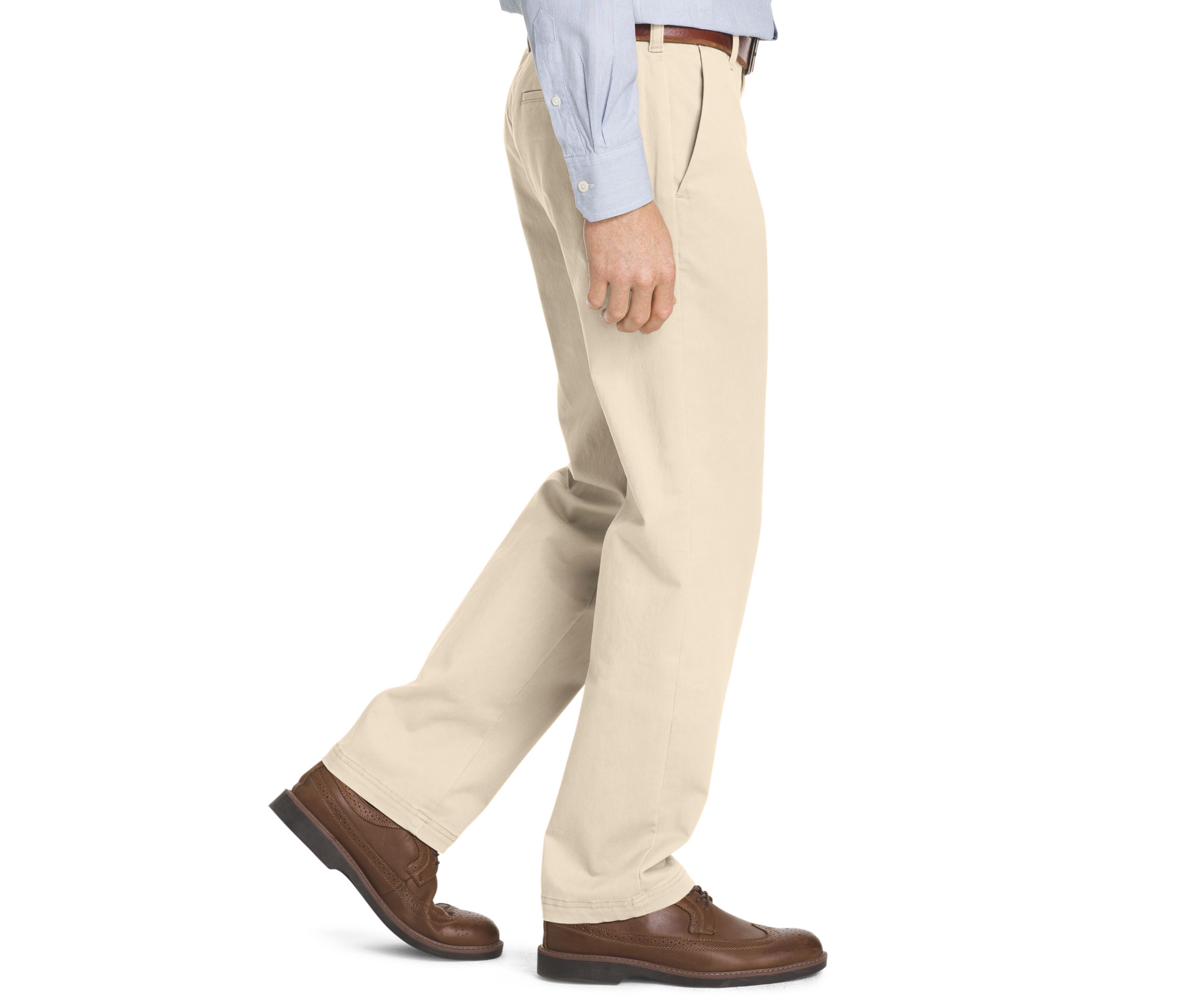 Big & Tall Straight Fit Flat Front Performance Stretch Pants