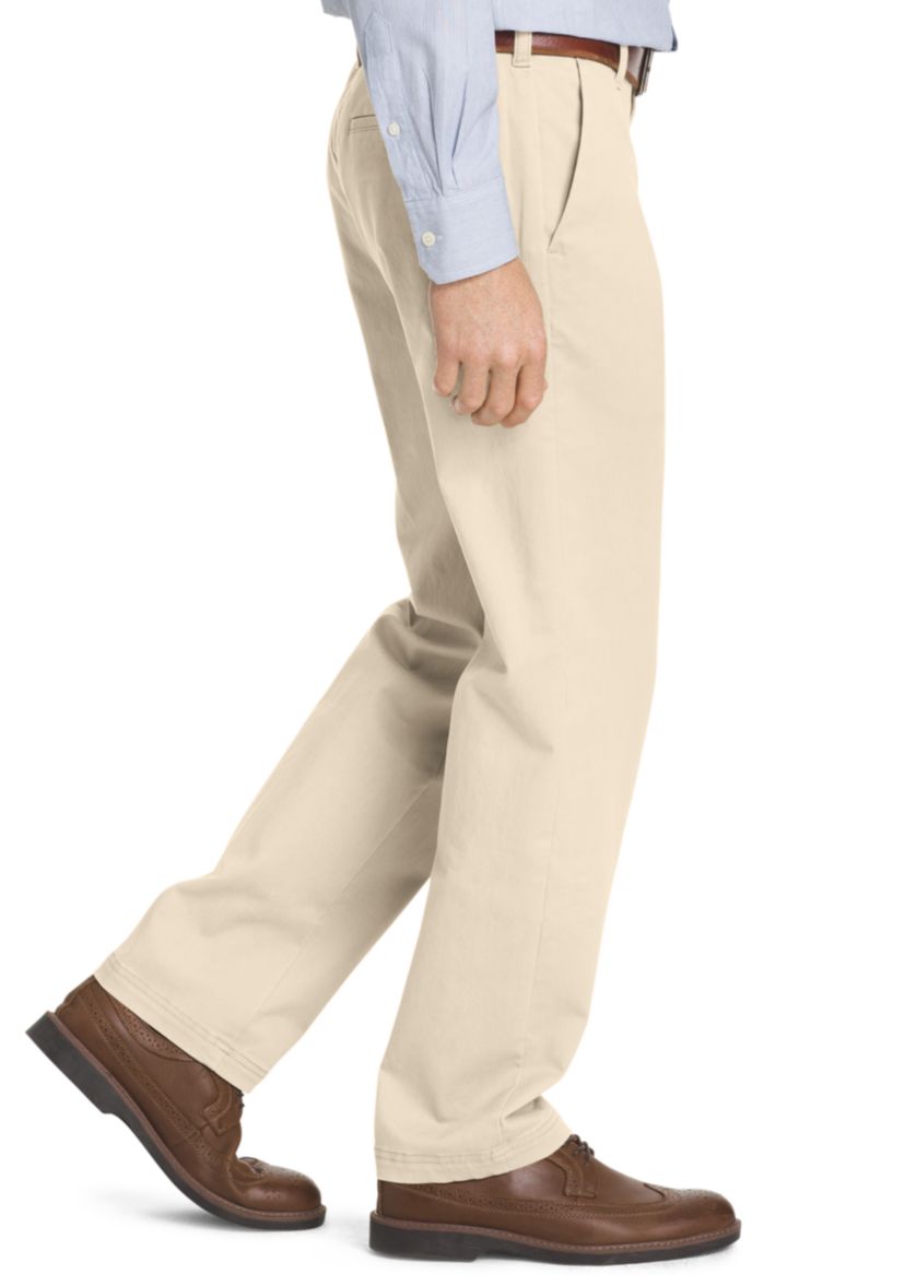 Big & Tall Straight Fit Flat Front Performance Stretch Pants