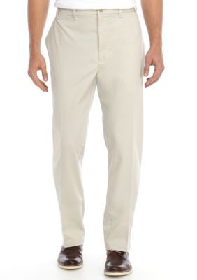 New Mens IZOD Performance Plus Stretch  Sportflex Waistband Pants Size 48 x 30 