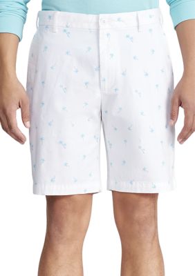 Izod men's shorts elastic hot sale waist