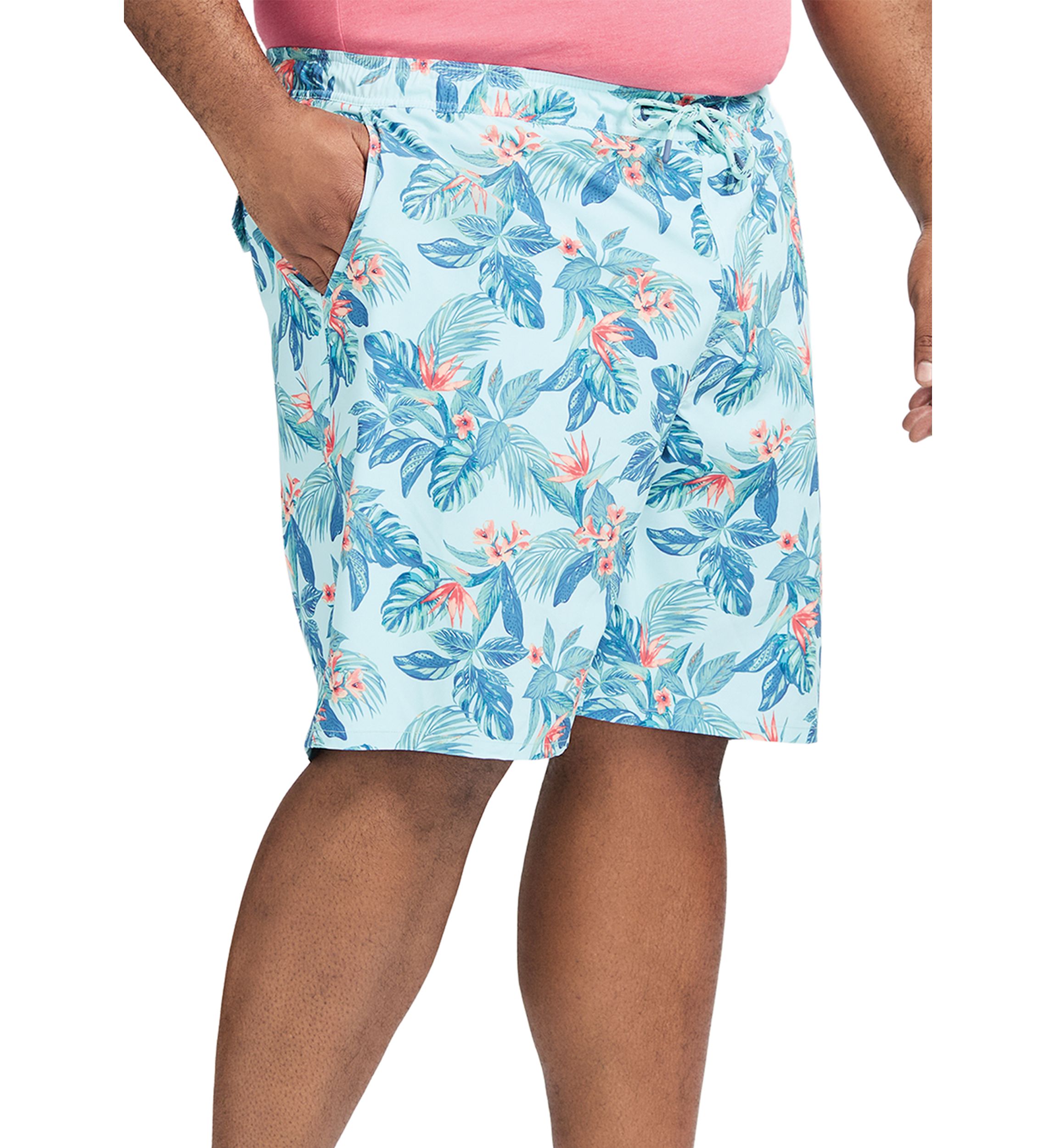 Big & Tall Saltwater Beach Performance Swim Trunks