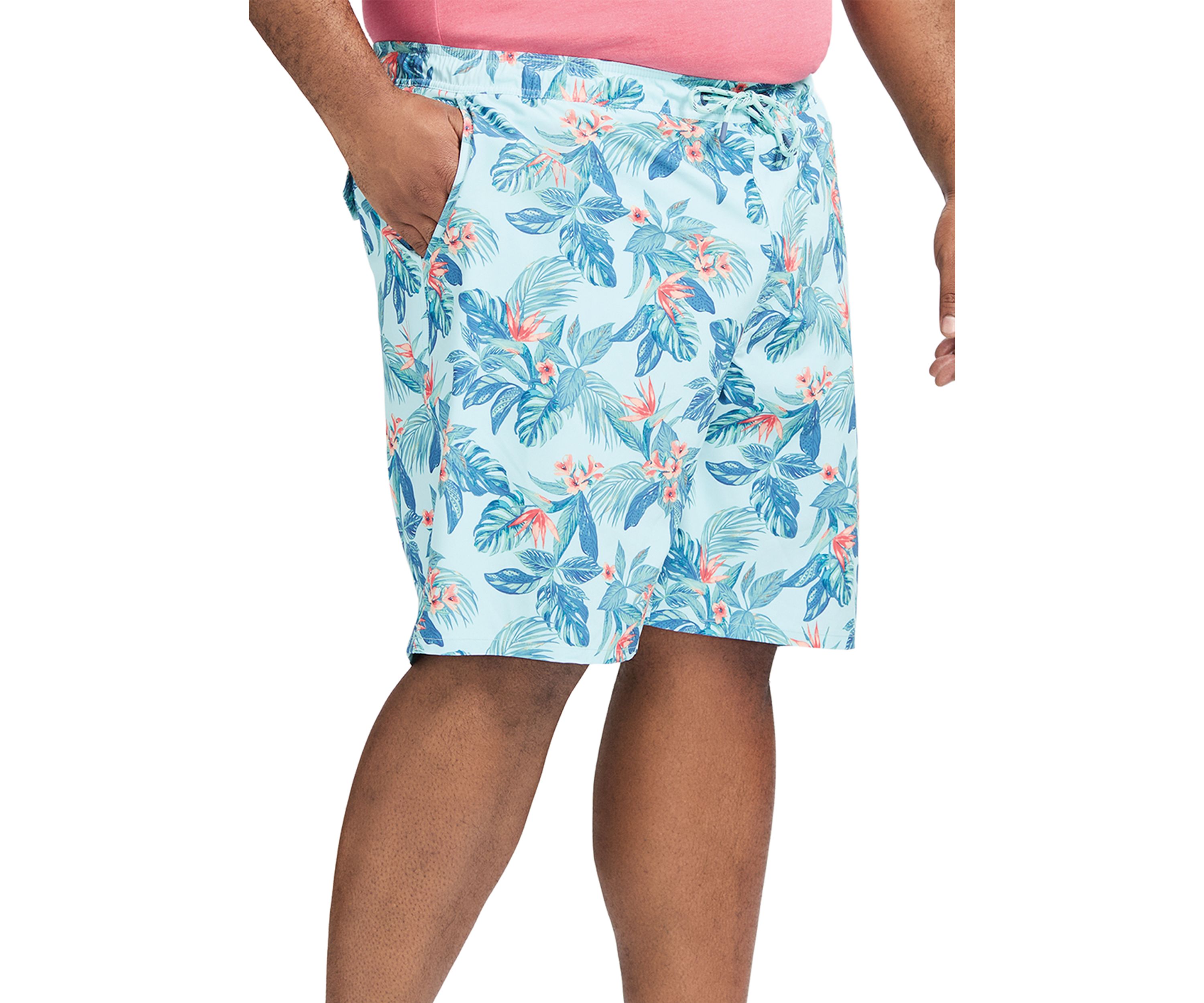 Big & Tall Saltwater Beach Performance Swim Trunks