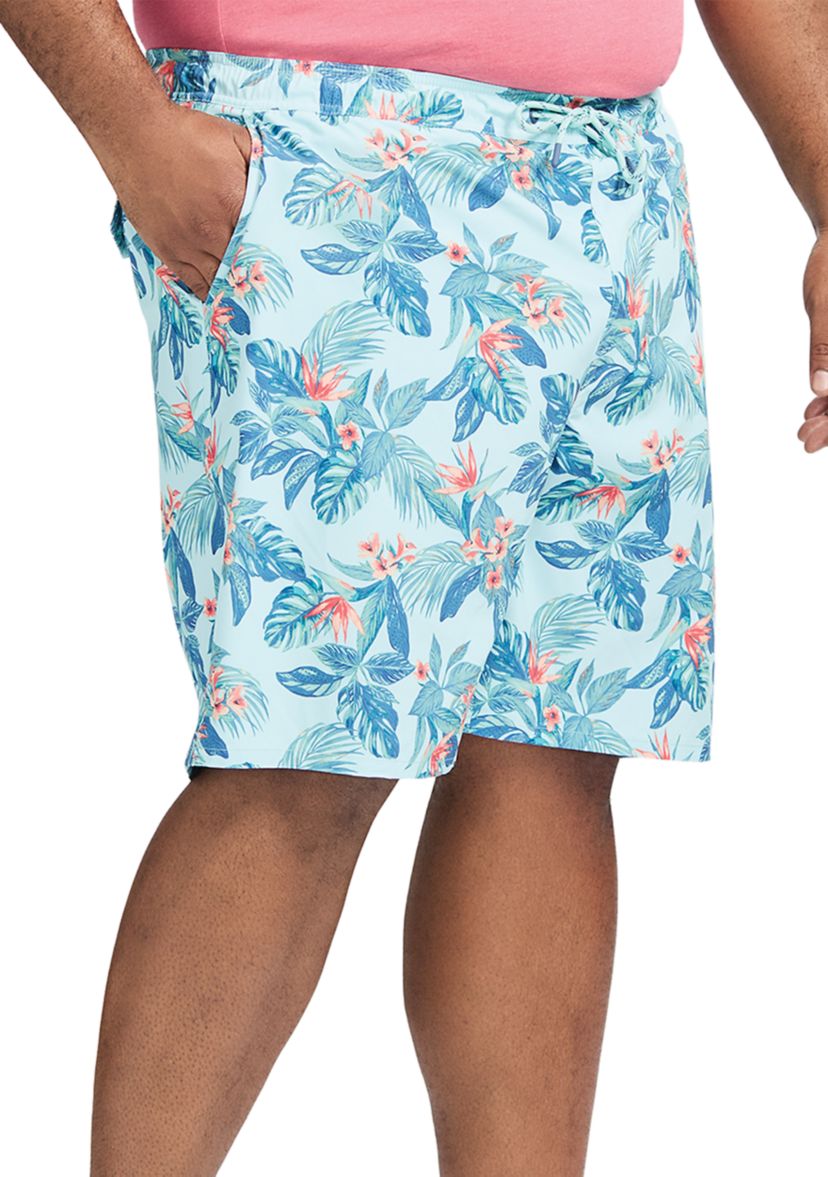 Big & Tall Saltwater Beach Performance Swim Trunks