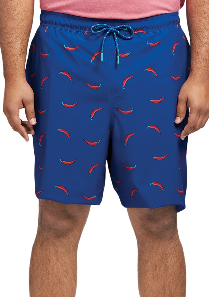 Big & Tall Saltwater Beach Performance Swim Trunks