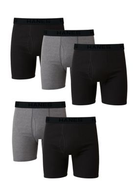 Hanes® Ultimates 5-Pack Classic Tag-Free Boxer Briefs | belk