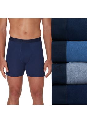 Hanes Men's Tartan Plaid Boxer Briefs - 4 Pack