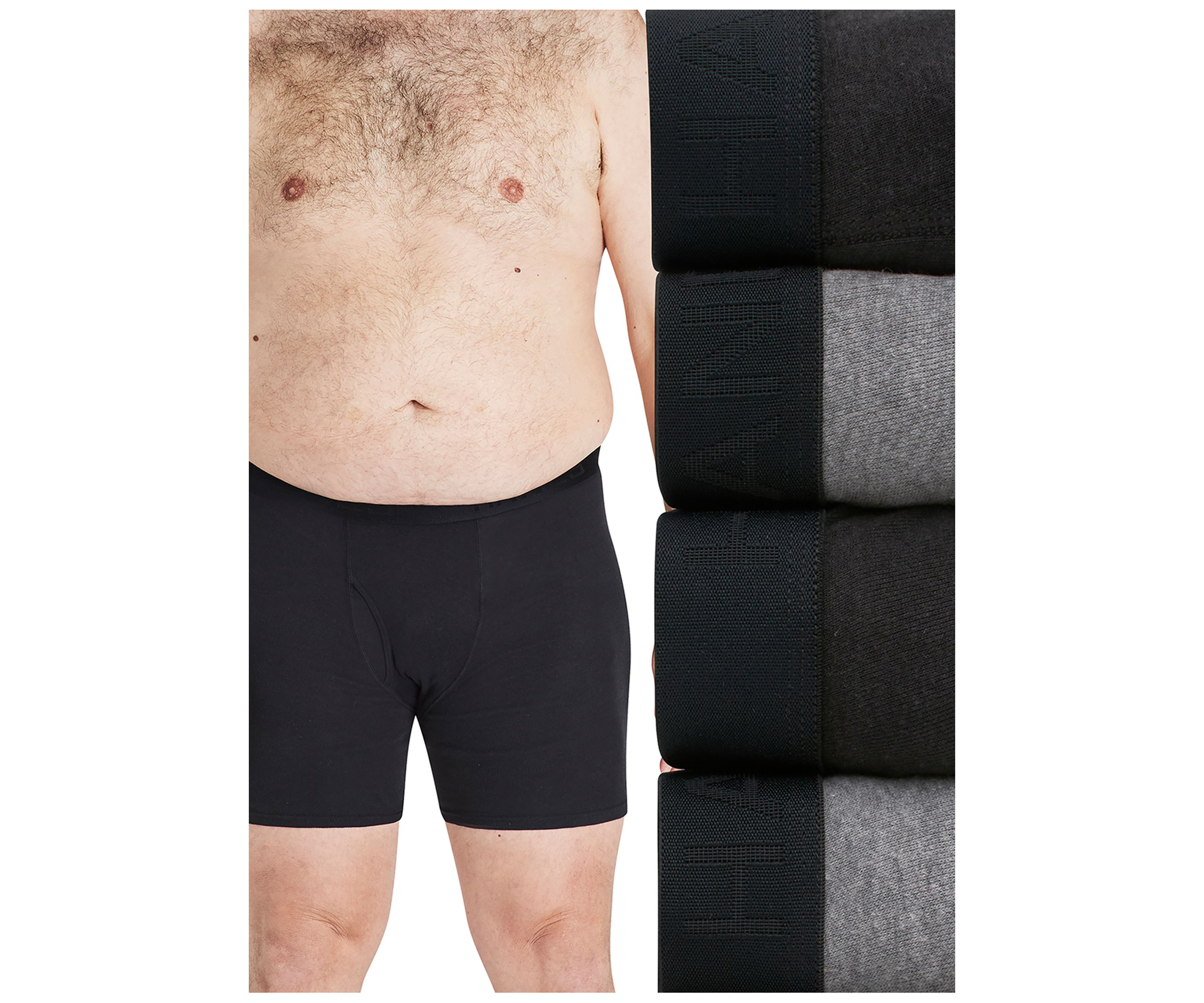 Big & Tall Boxer Briefs - 4 Pack