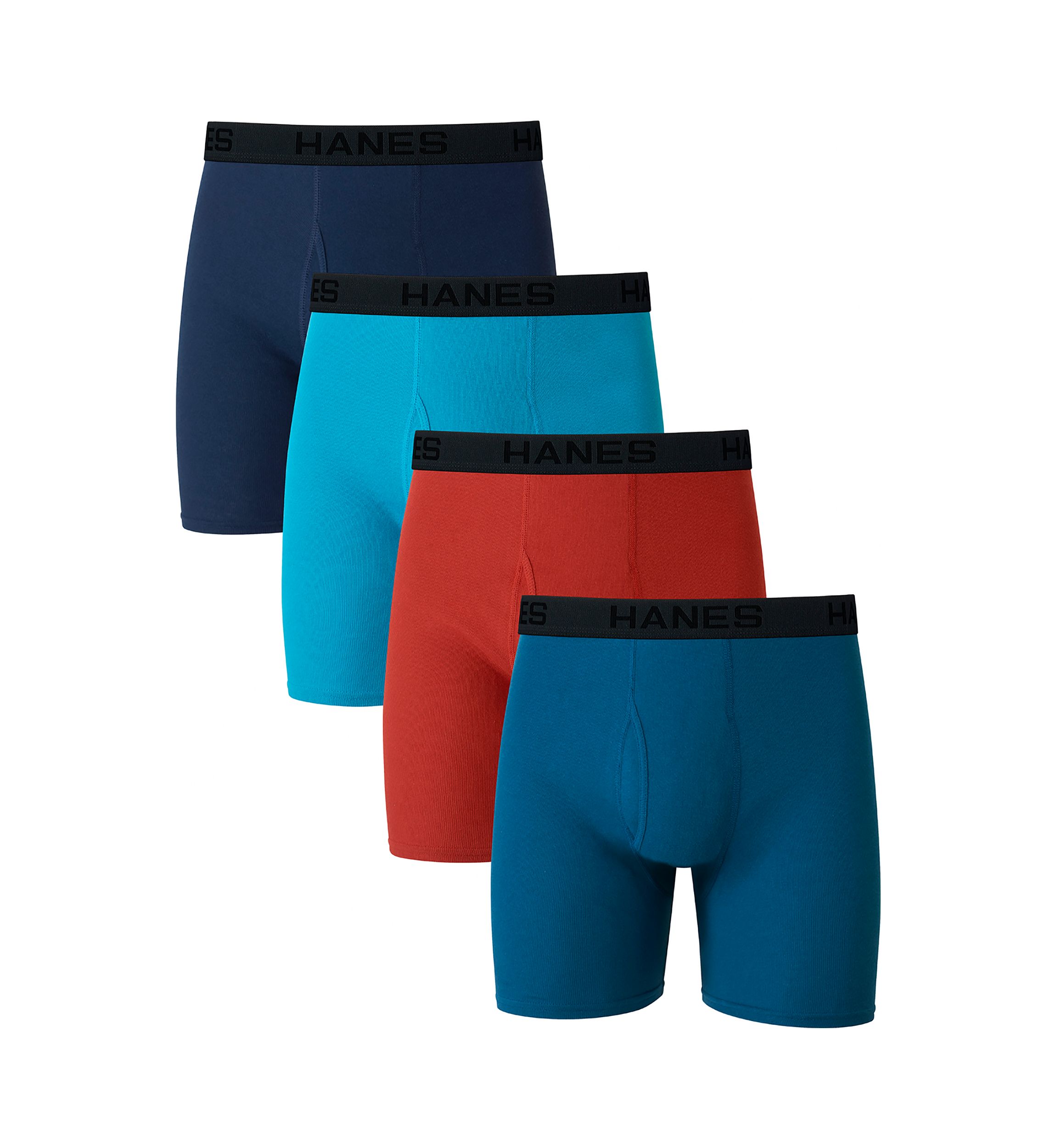 Big & Tall Assorted Boxer Briefs - 4 Pack