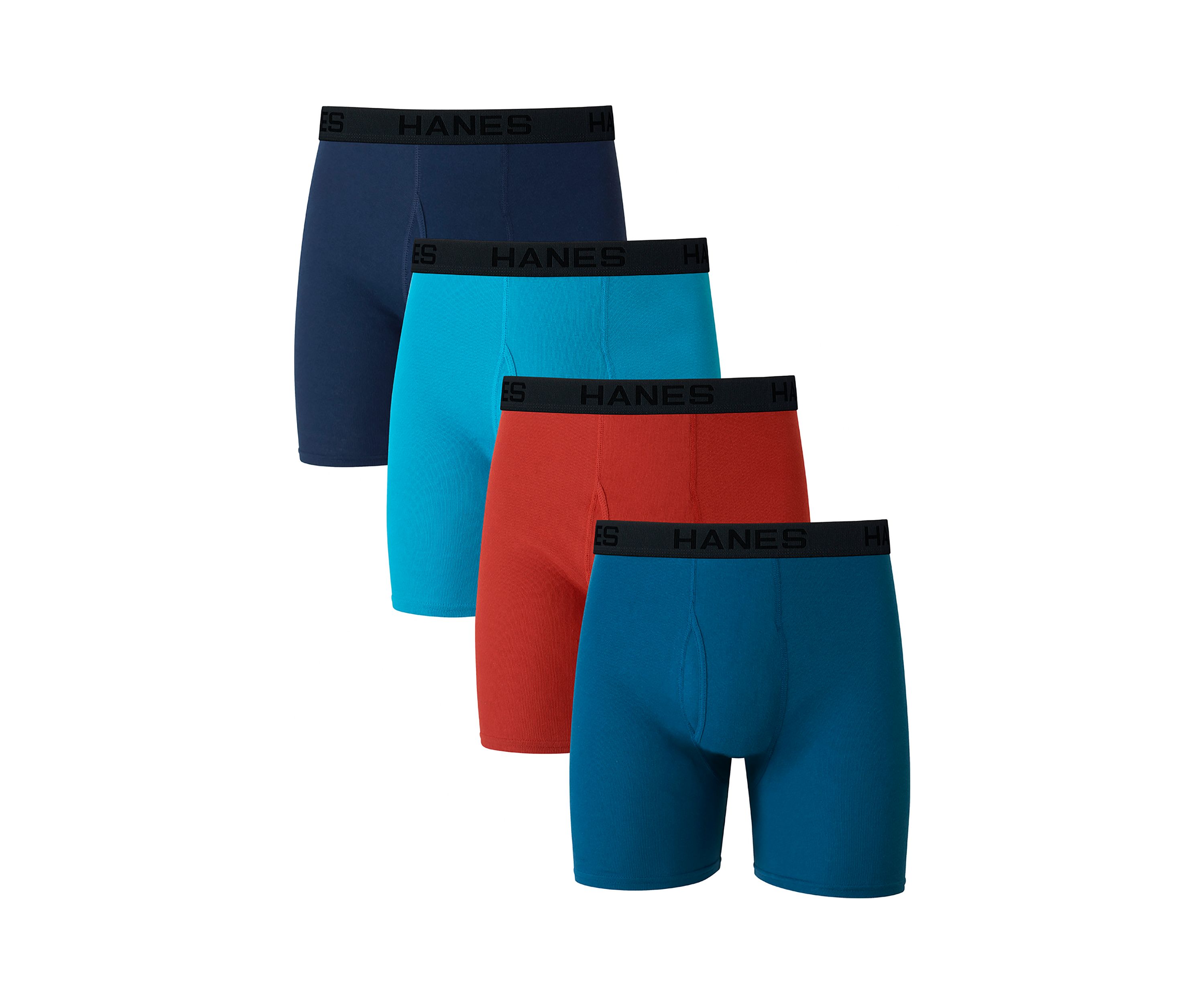 Big & Tall Assorted Boxer Briefs - 4 Pack