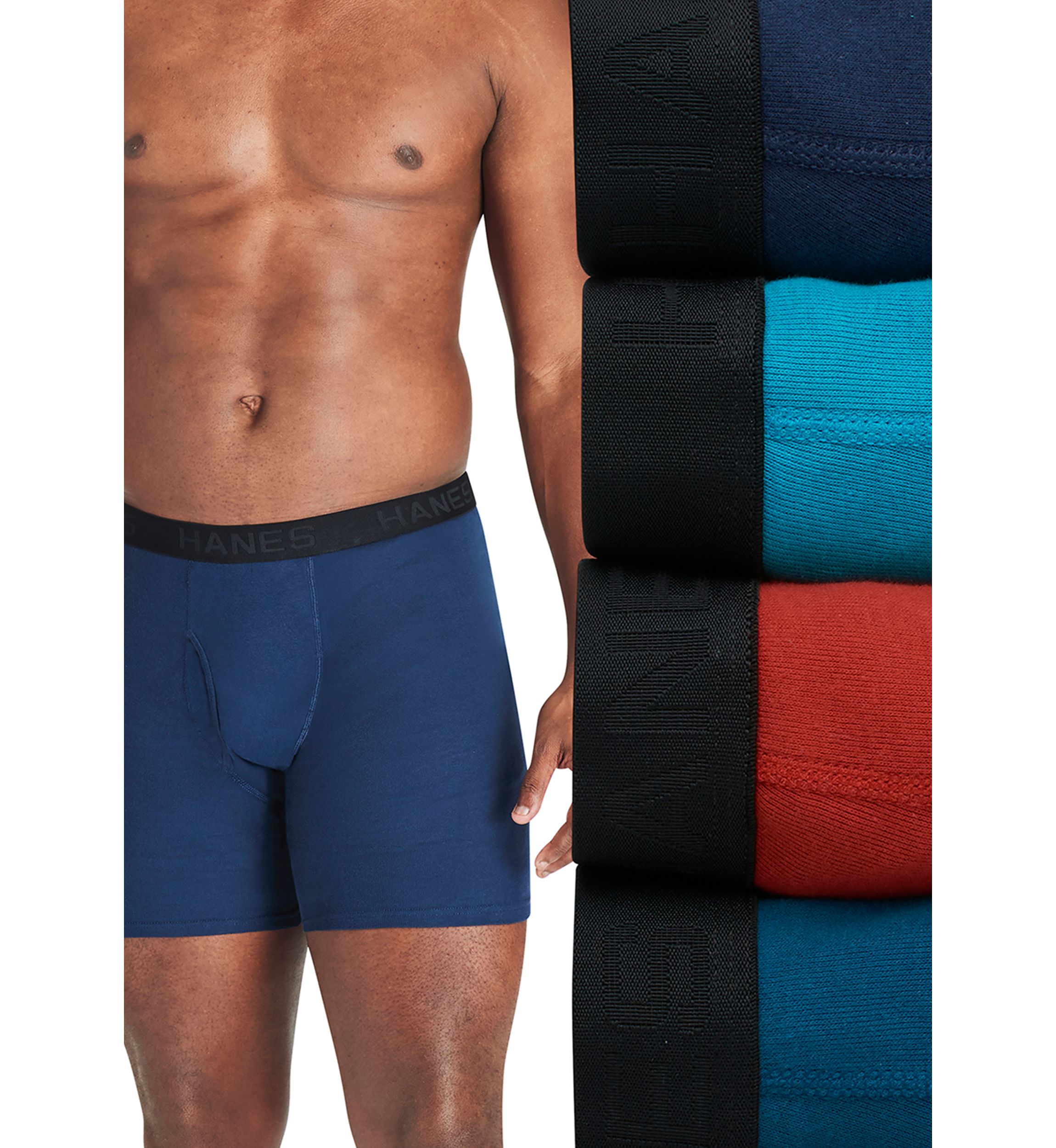 Big & Tall Assorted Boxer Briefs - 4 Pack
