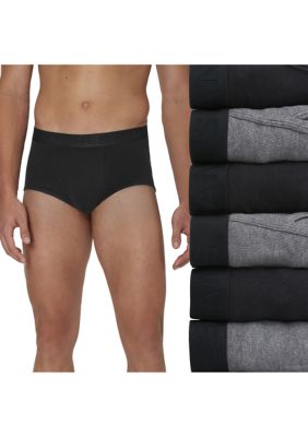 Hanes Men's Core Briefs - Set of 6