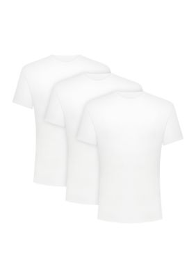 Hanes Men's Big & Tall Ultimate 3-Pack ComfortSoft® Crewneck T-Shirts Undershirts, 4XL Big