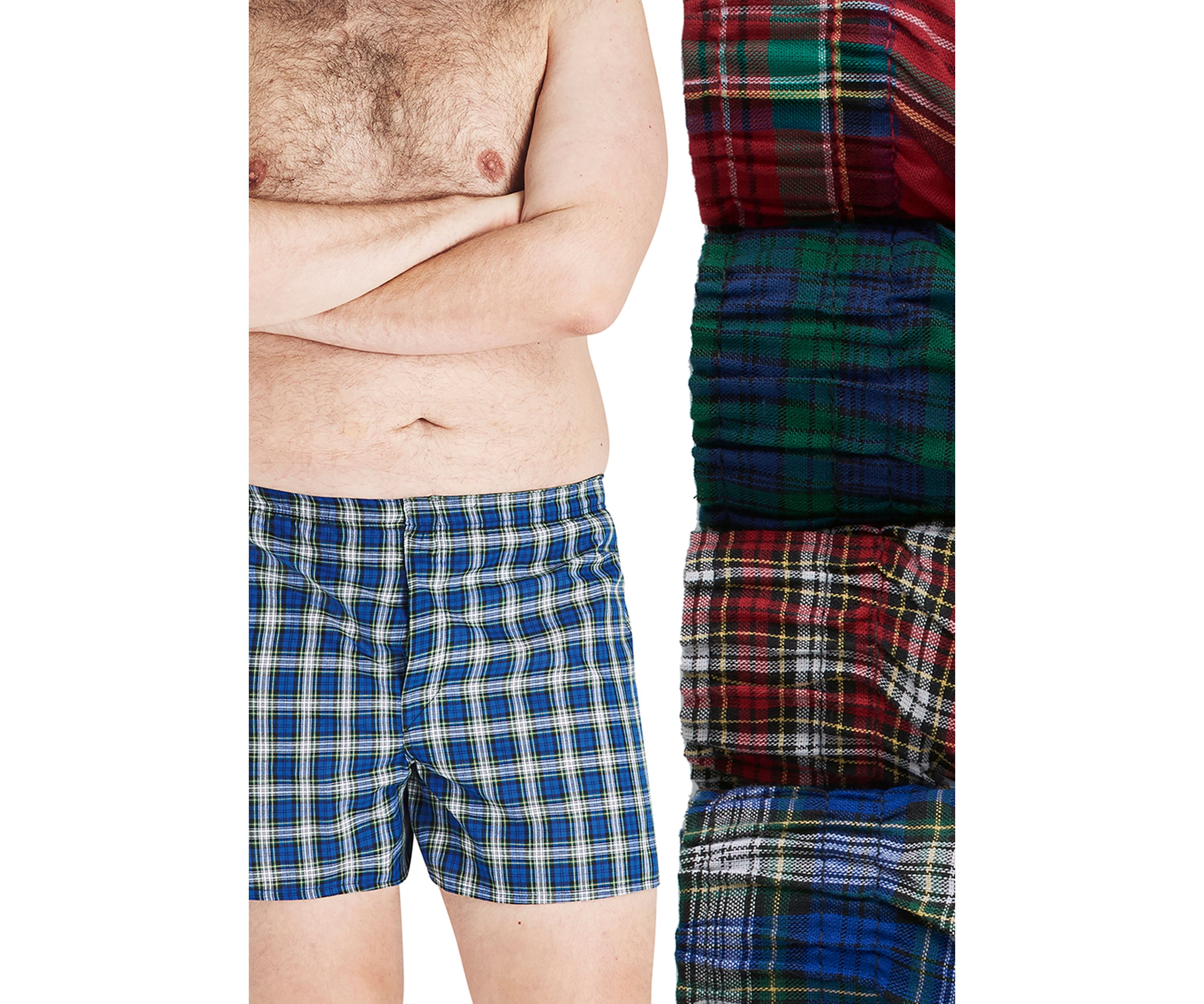 Big & Tall Assorted Tartan Boxers - 4 Pack