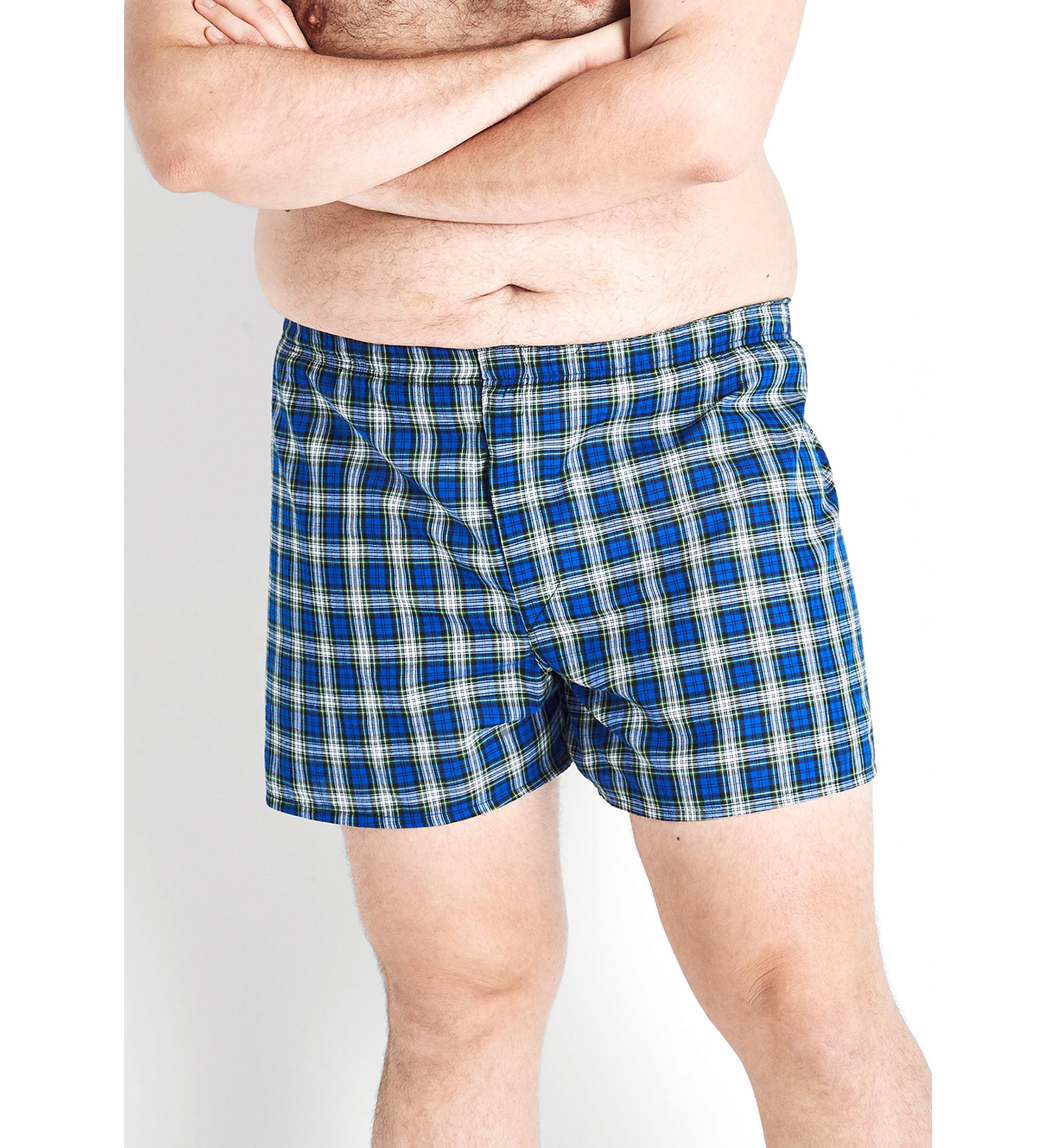 Big & Tall Assorted Tartan Boxers - 4 Pack