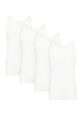 Hanes Men's Big & Tall Ultimate 4-Pack ComfortSoft® Tank Top Undershirts, 4XL Big