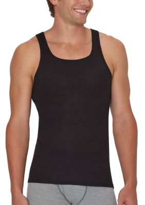 Hanes Men’s Ultimate 5-Pack ComfortSoft® Tank Top Undershirts, XL