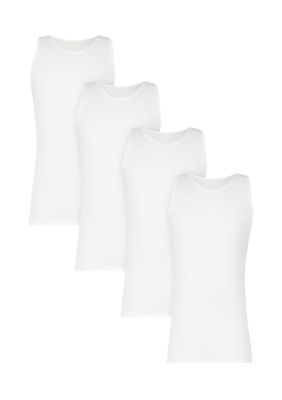 Hanes Men's Big & Tall 4-Pack Tank Undershirts Pack, Ultimate® ComfortSoft Tank Top, XL Tall