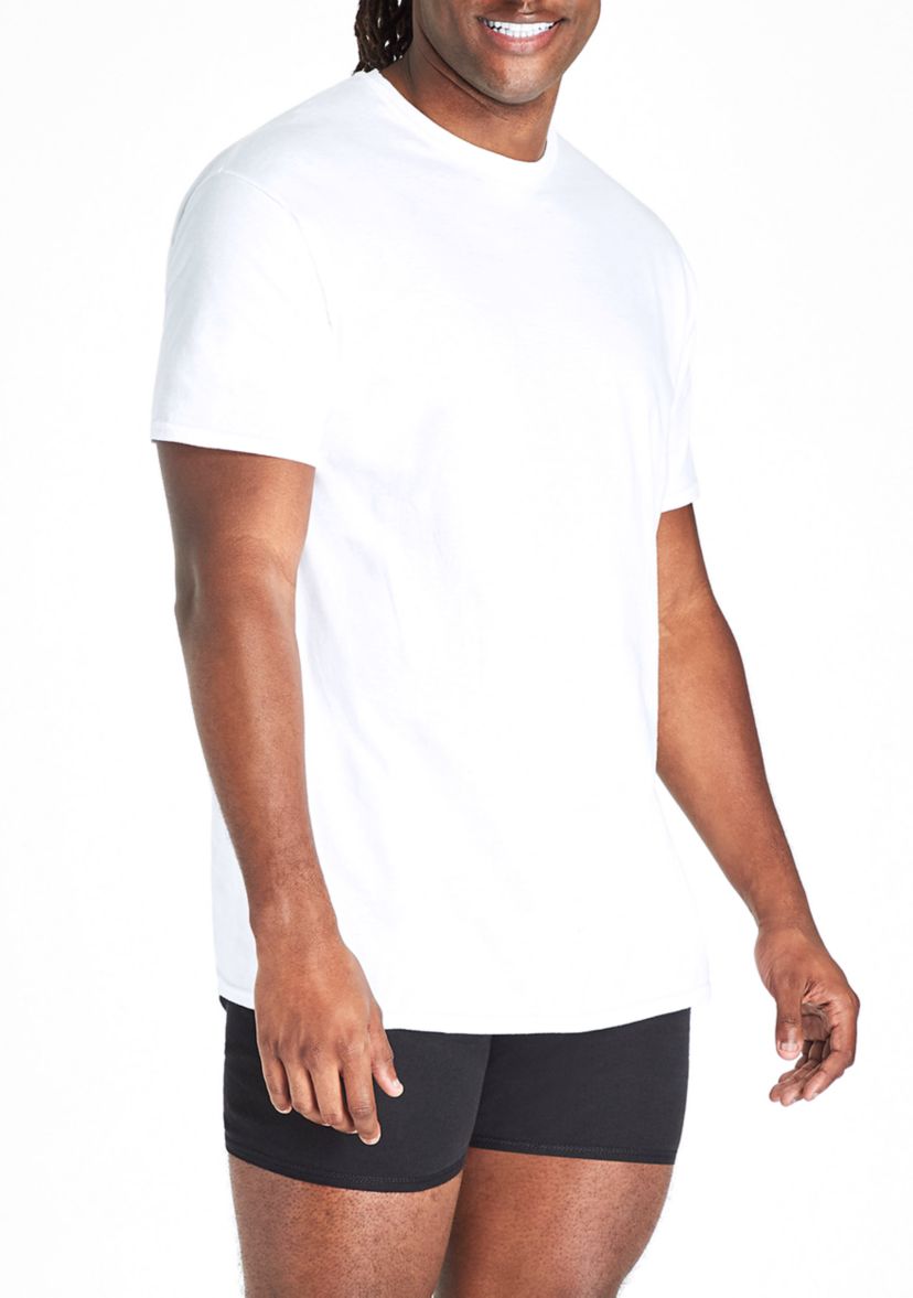 Big & Tall Short Sleeve Crew Neck T-Shirt - 4 Pack