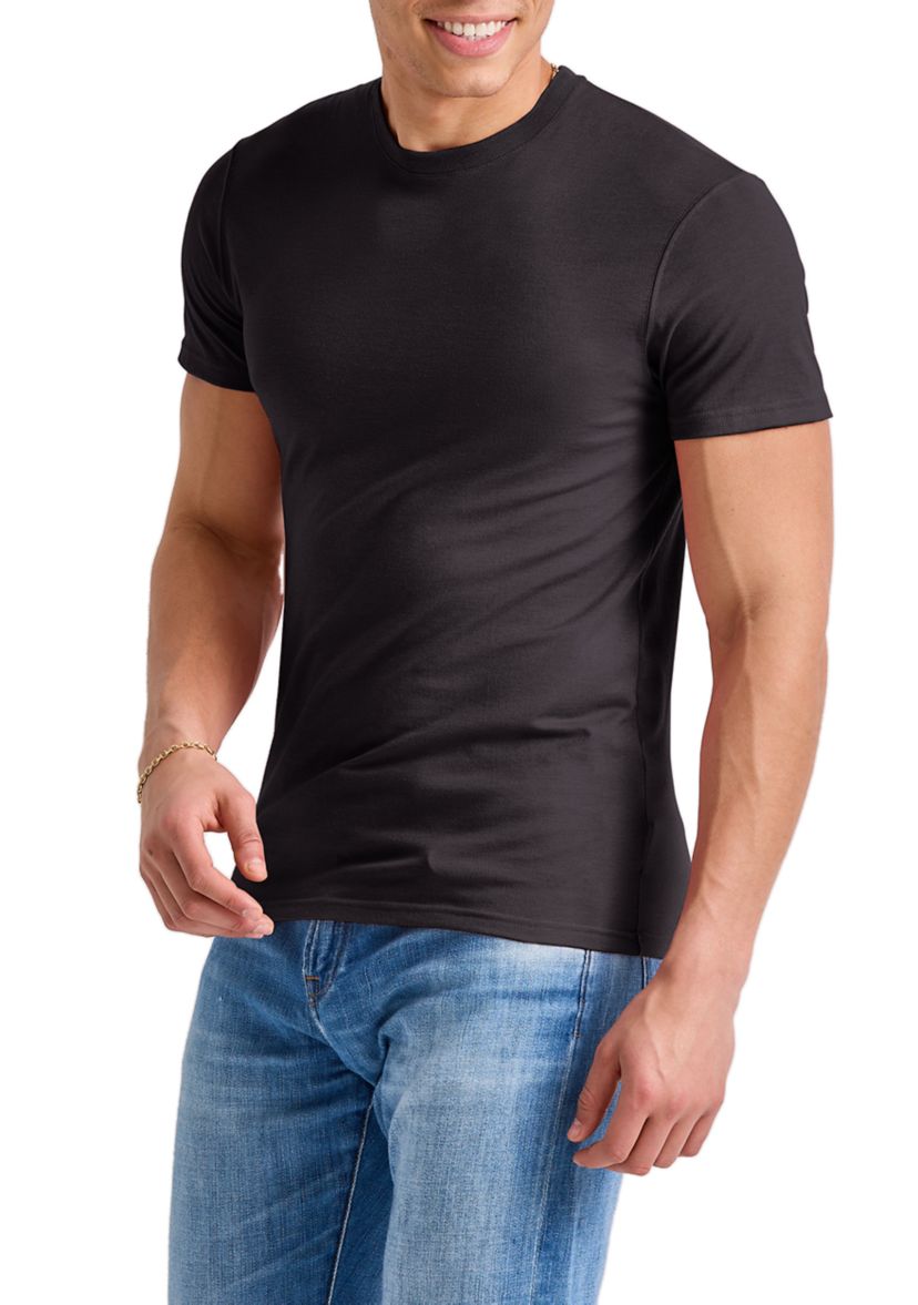 Mens Short Sleeve Crew Neck Eco Tri Blend T-Shirt