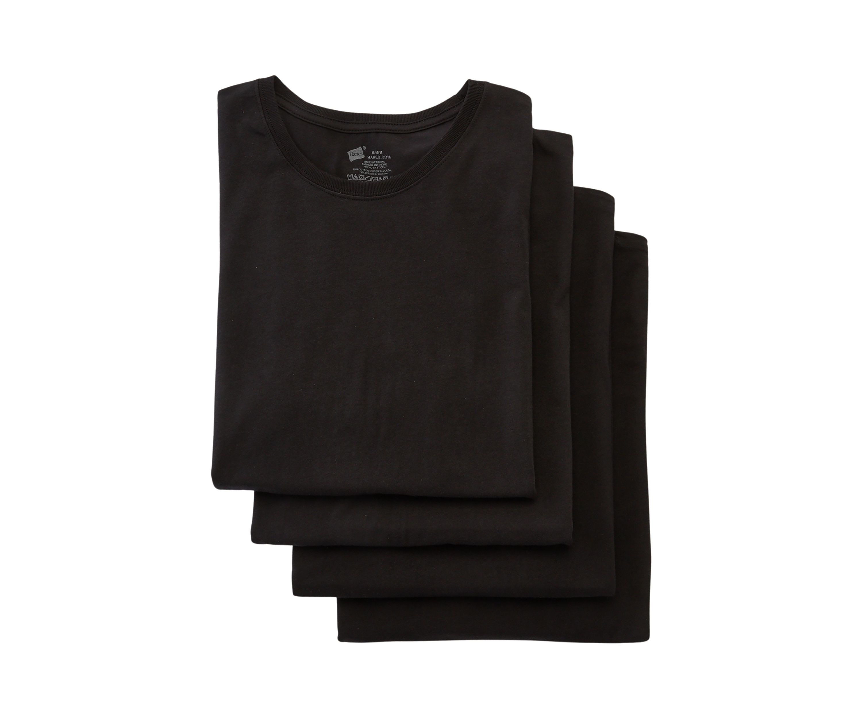 4-Pack Ultra Comfort Fit Stretch Crew T-Shirts