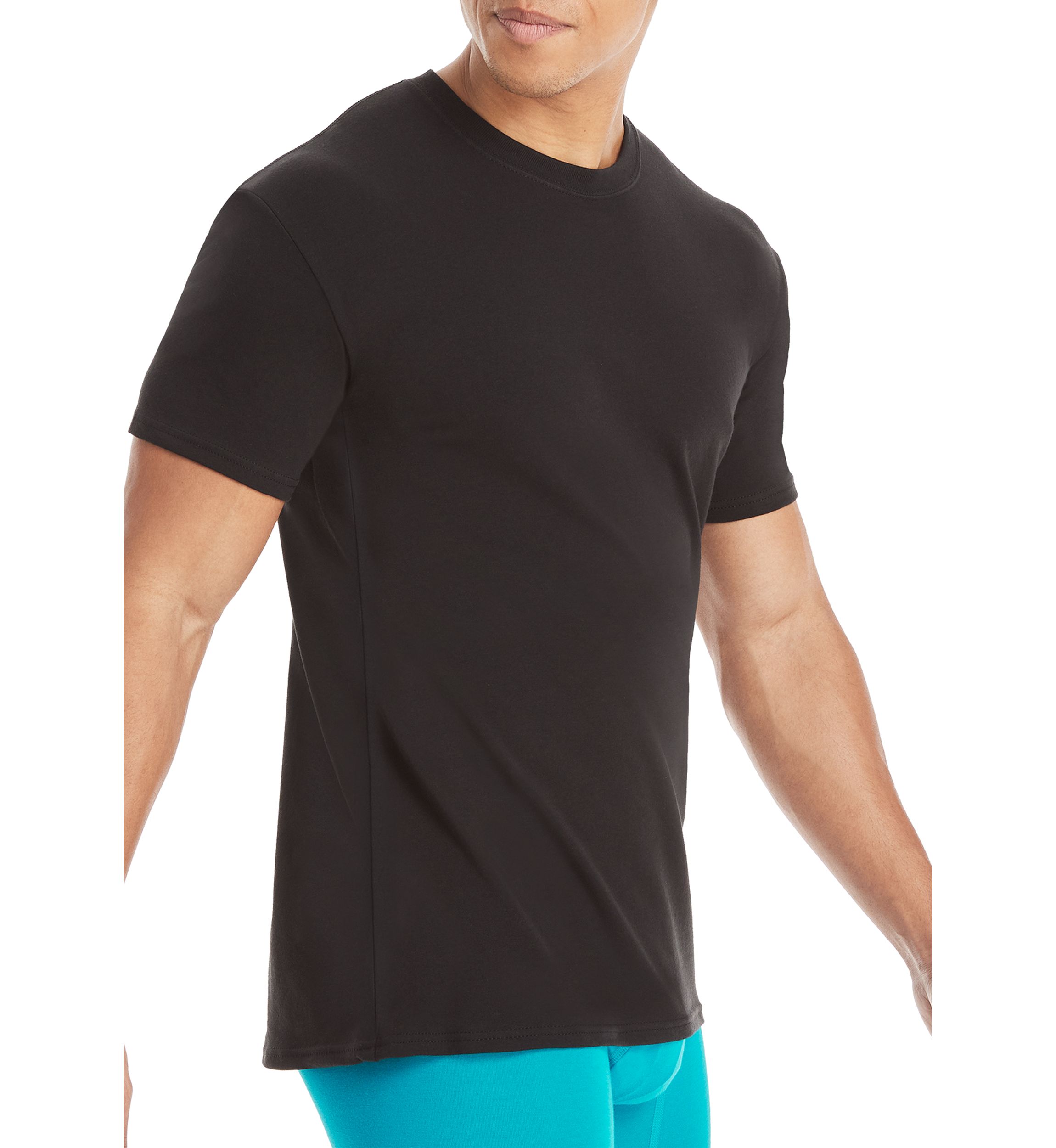 4-Pack Ultra Comfort Fit Stretch Crew T-Shirts