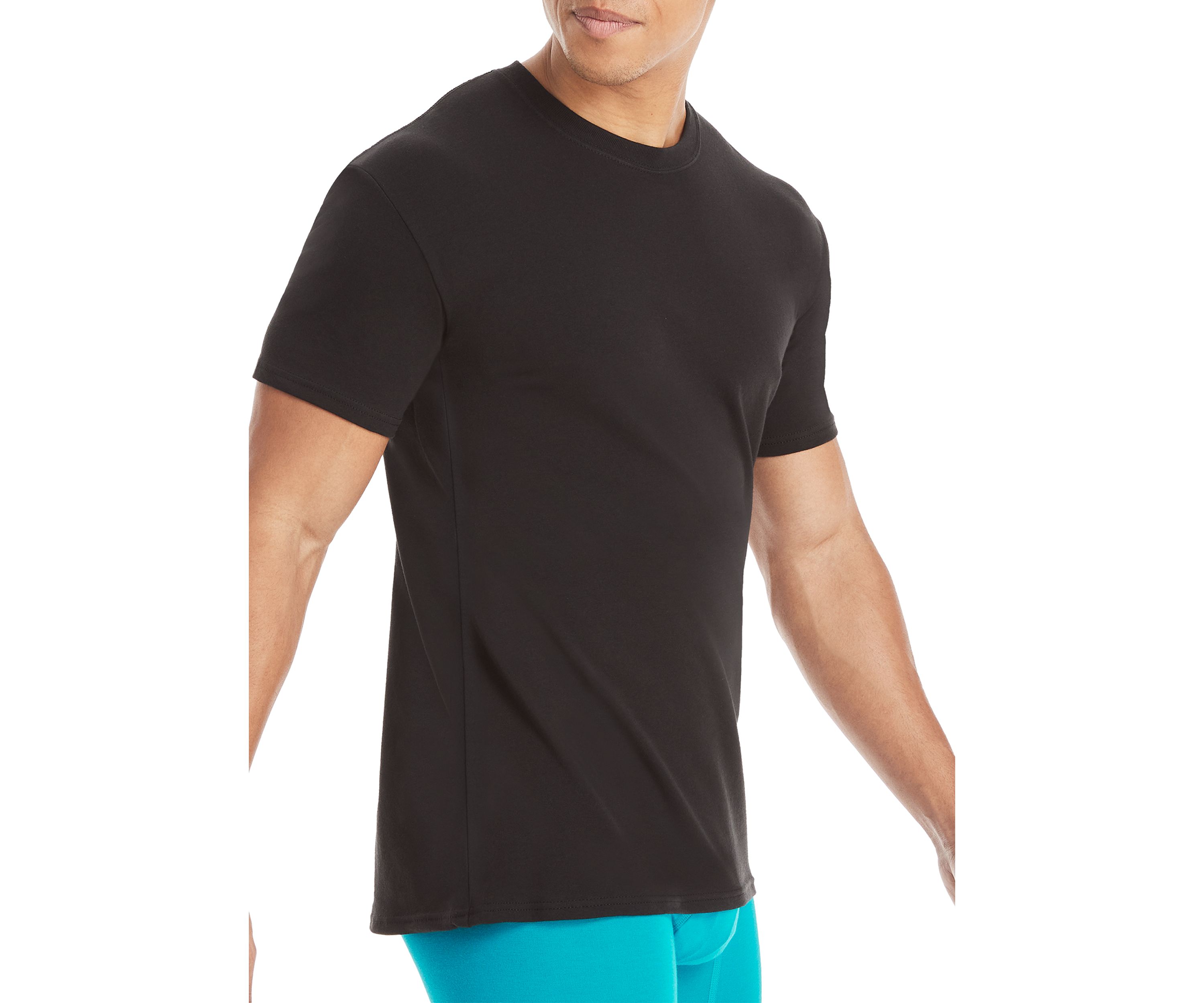 4-Pack Ultra Comfort Fit Stretch Crew T-Shirts
