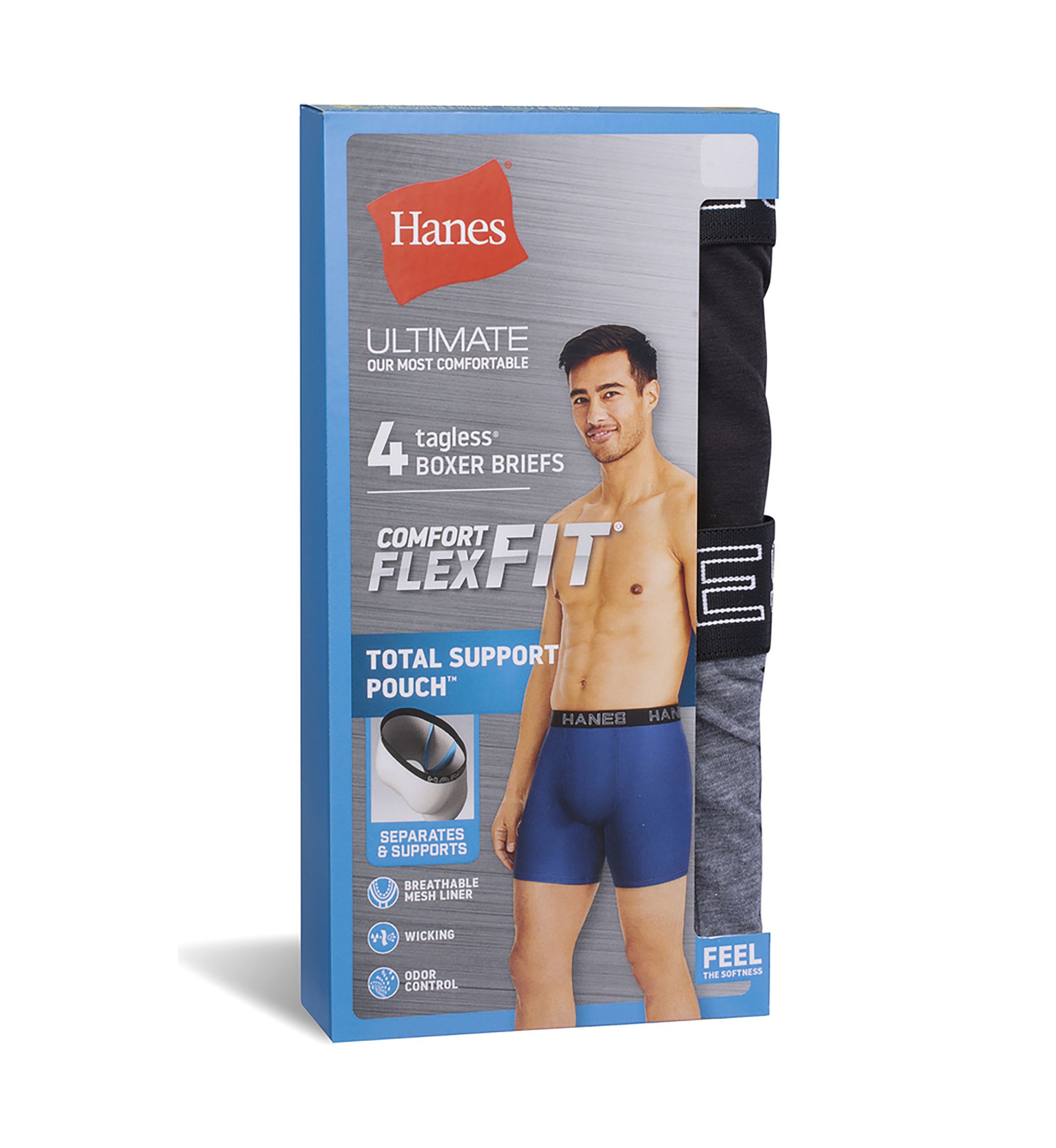 4-Pack of Assorted Boxer Briefs 
