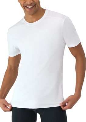 Hanes Men's Ultimate 3-Pack Moves X-TEMP® Breathable Mesh Crewneck T-Shirt Undershirt, XL