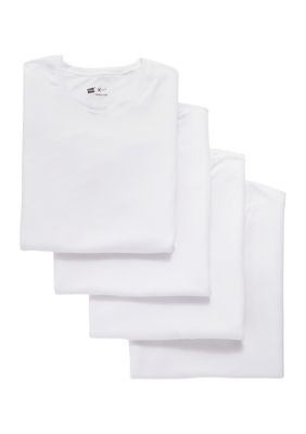 Hanes Men's Ultimate X-Temp® Mesh T-Shirt - 4 Pack, White, Small