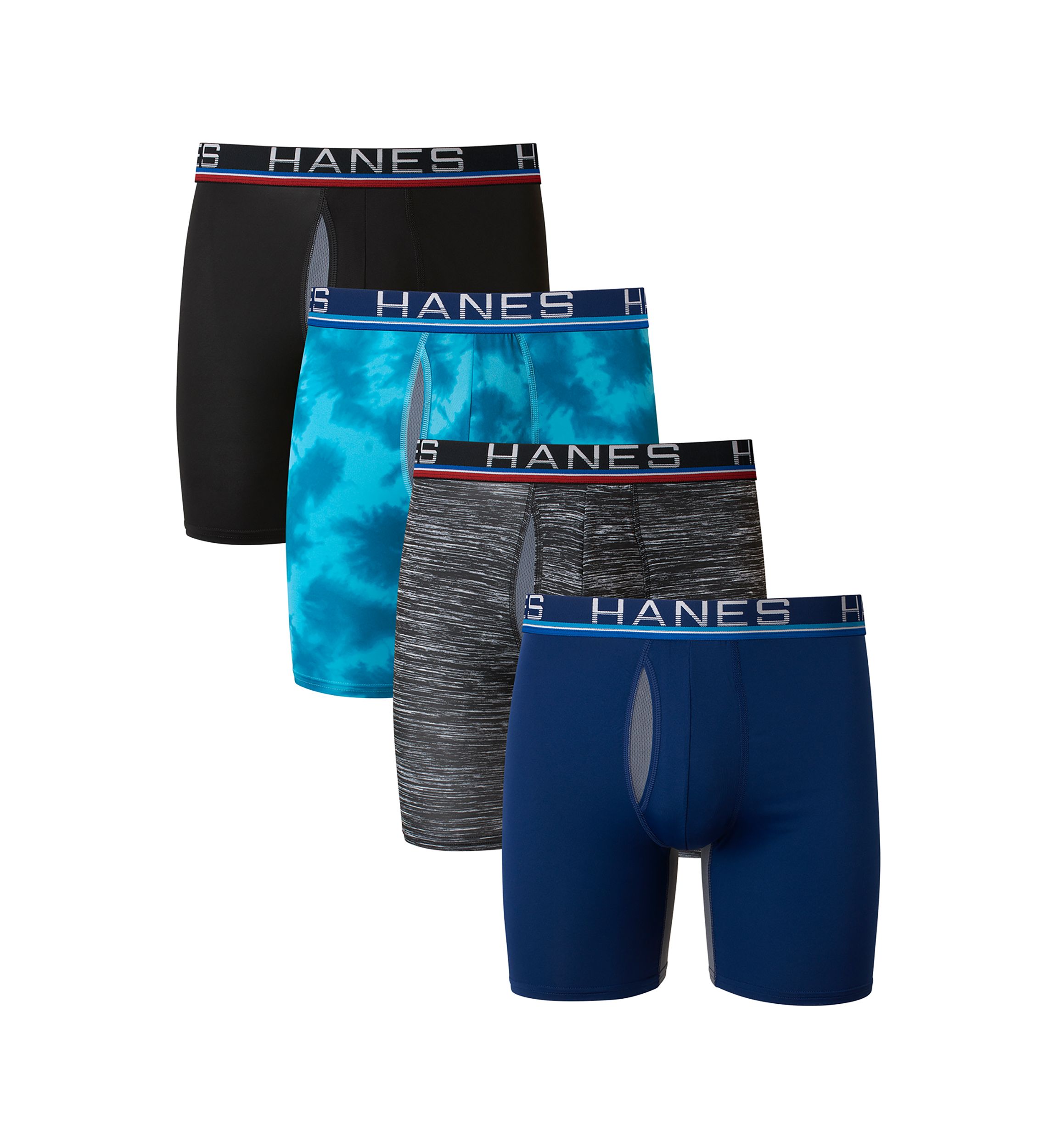 Ultimate X-Temp Total Support Pouch Long Leg Boxer Briefs - 4 Pack