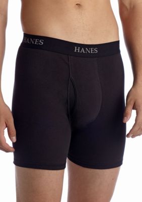 Hanes® 4 Pack Platinum Tagless® Boxer Briefs Belk