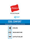Platinum XTemp Cool Comfort Tagless® Crew Neck T Shirts 4 Pack