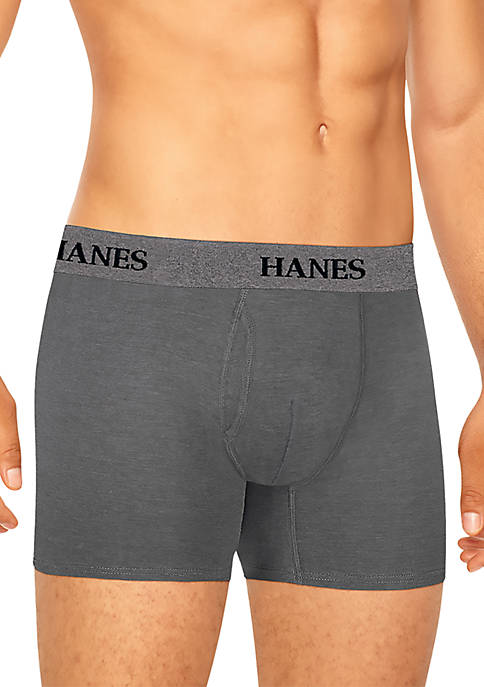 Hanes® Platinum Stretch Tagless&reg; Boxer Briefs 4 Pack