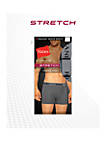 Platinum Stretch Tagless® Boxer Briefs 4 Pack