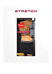 Platinum Stretch Longer Leg Tagless® Boxer Briefs 4 Pack