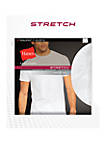 Platinum Stretch Tagless® T Shirt 4 Pack