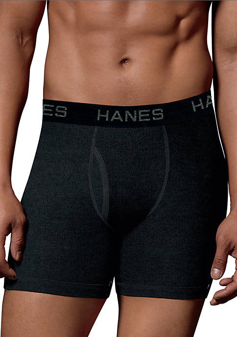 Hanes Mens Tagless Cotton Brief Pack of 4