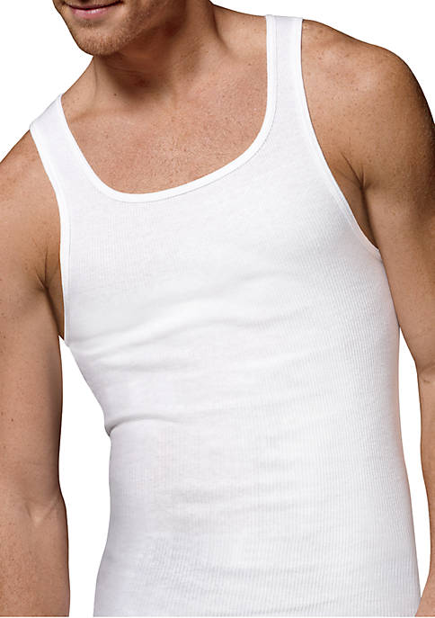 Hanes® Classic Cotton Everyday Comfort Tank 5 Pack