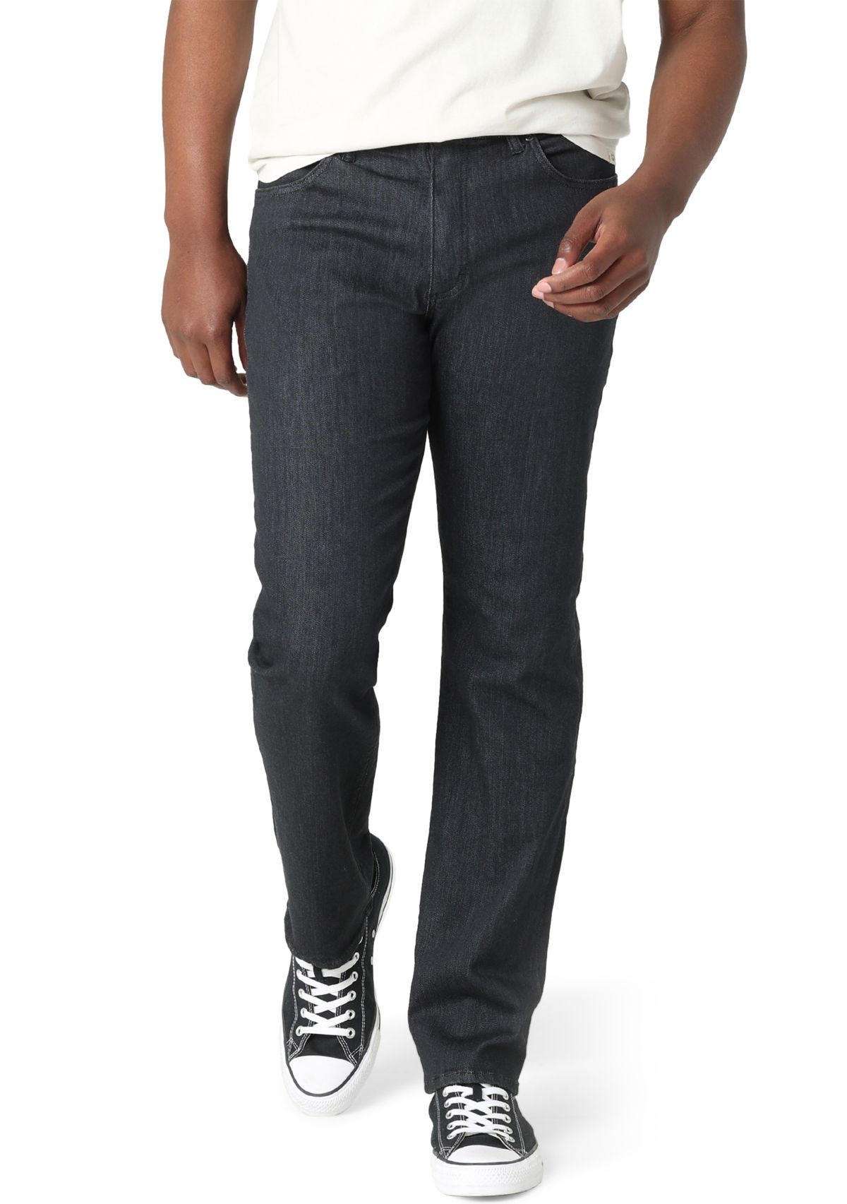 Black Regular Fit Jeans