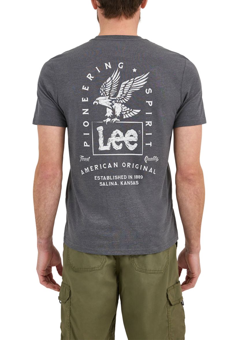 Mens Pioneering Spirit Graphic T-Shirt 