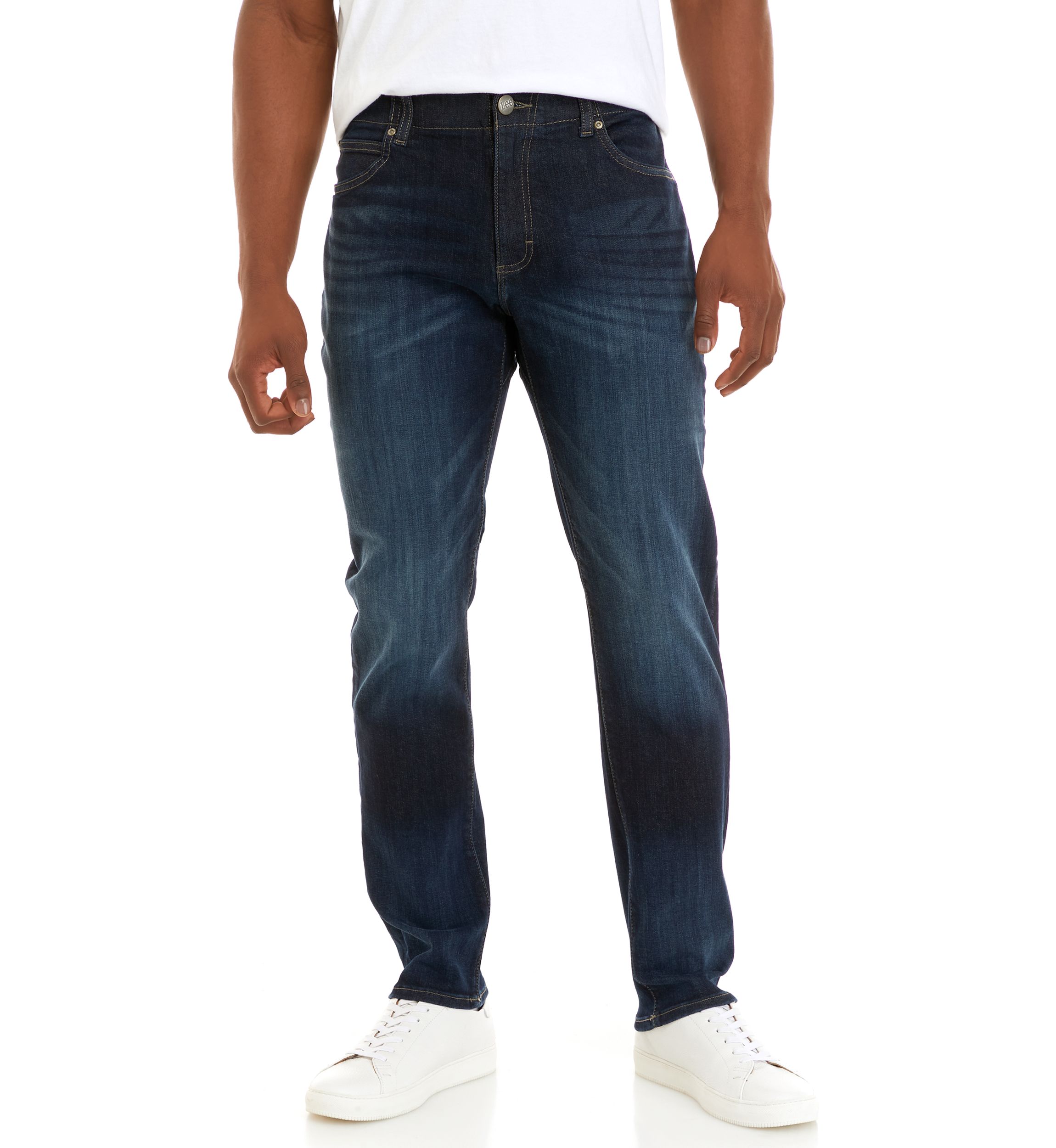 Straight Leg Tapered Jeans