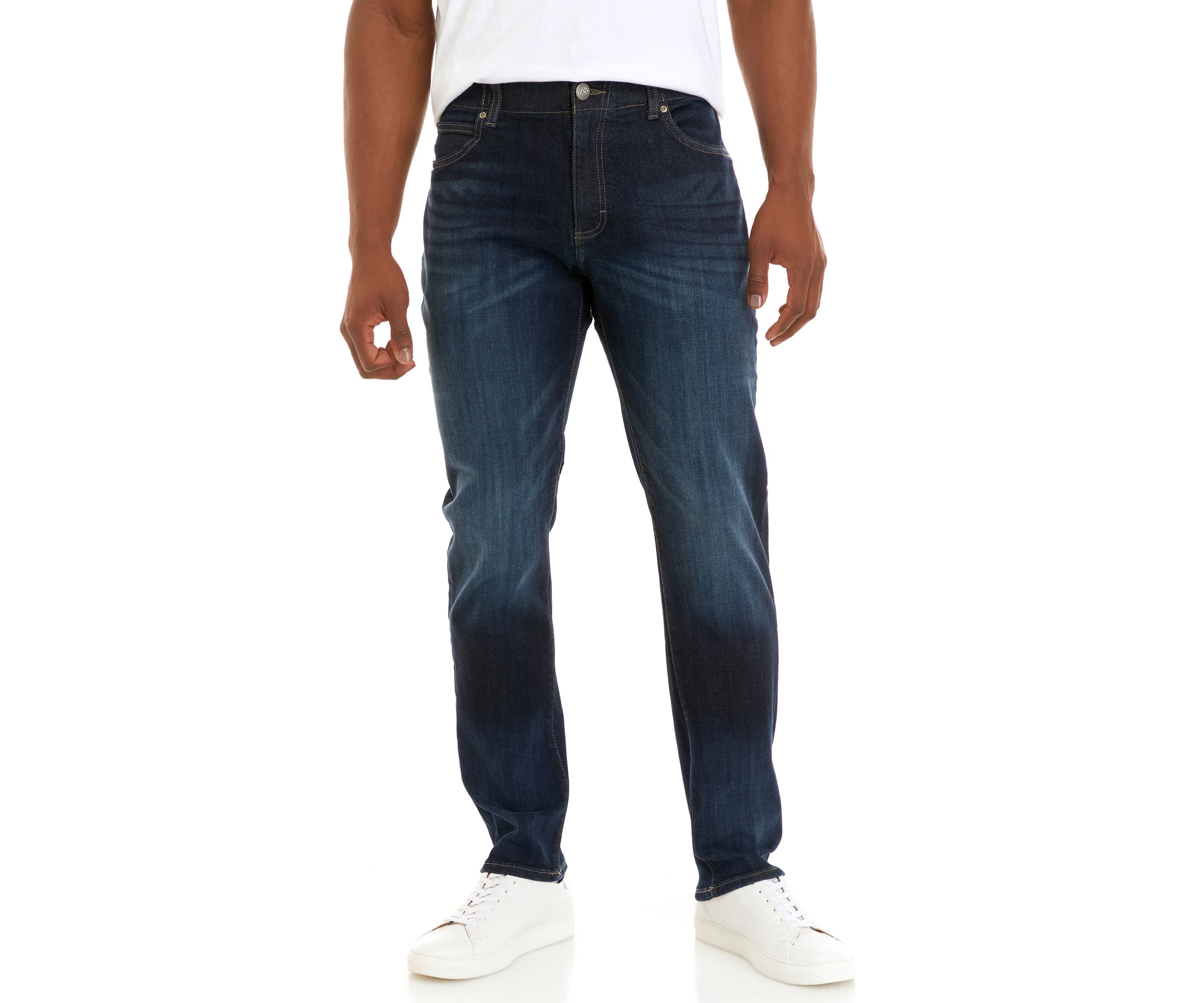 Straight Leg Tapered Jeans