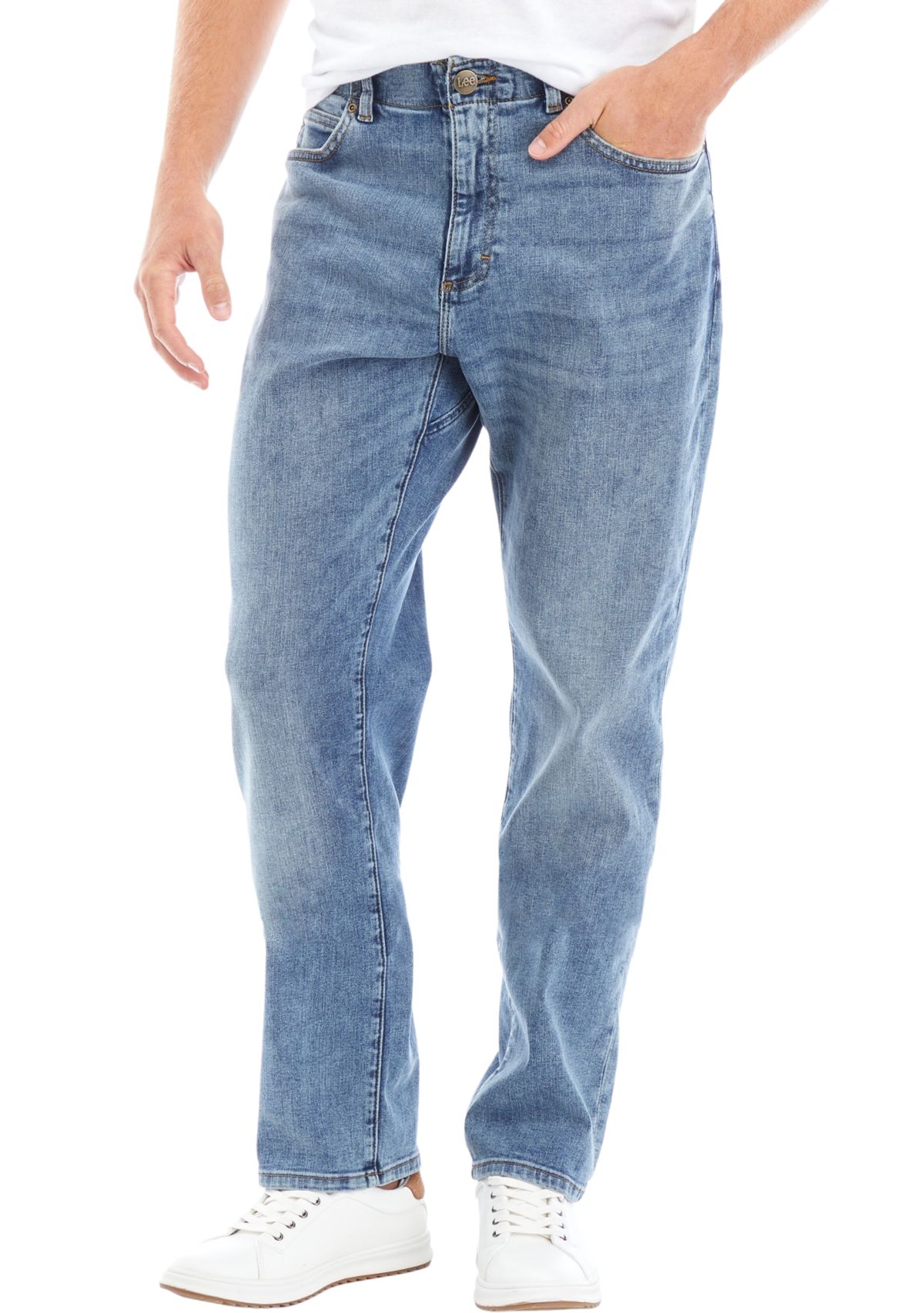 ​ Mens Extreme Motion Athletic Tapered Leg Jeans