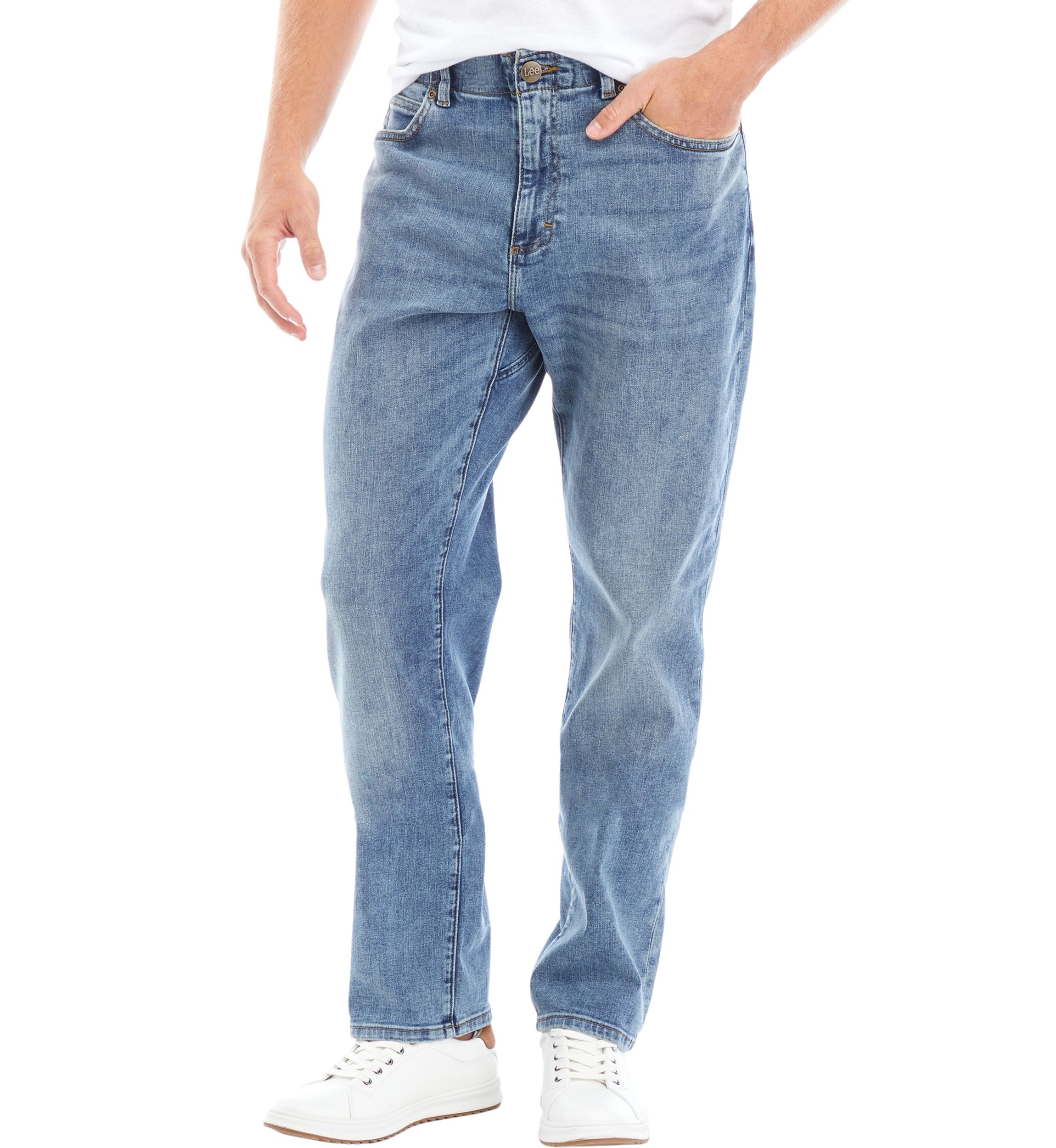​ Mens Extreme Motion Athletic Tapered Leg Jeans
