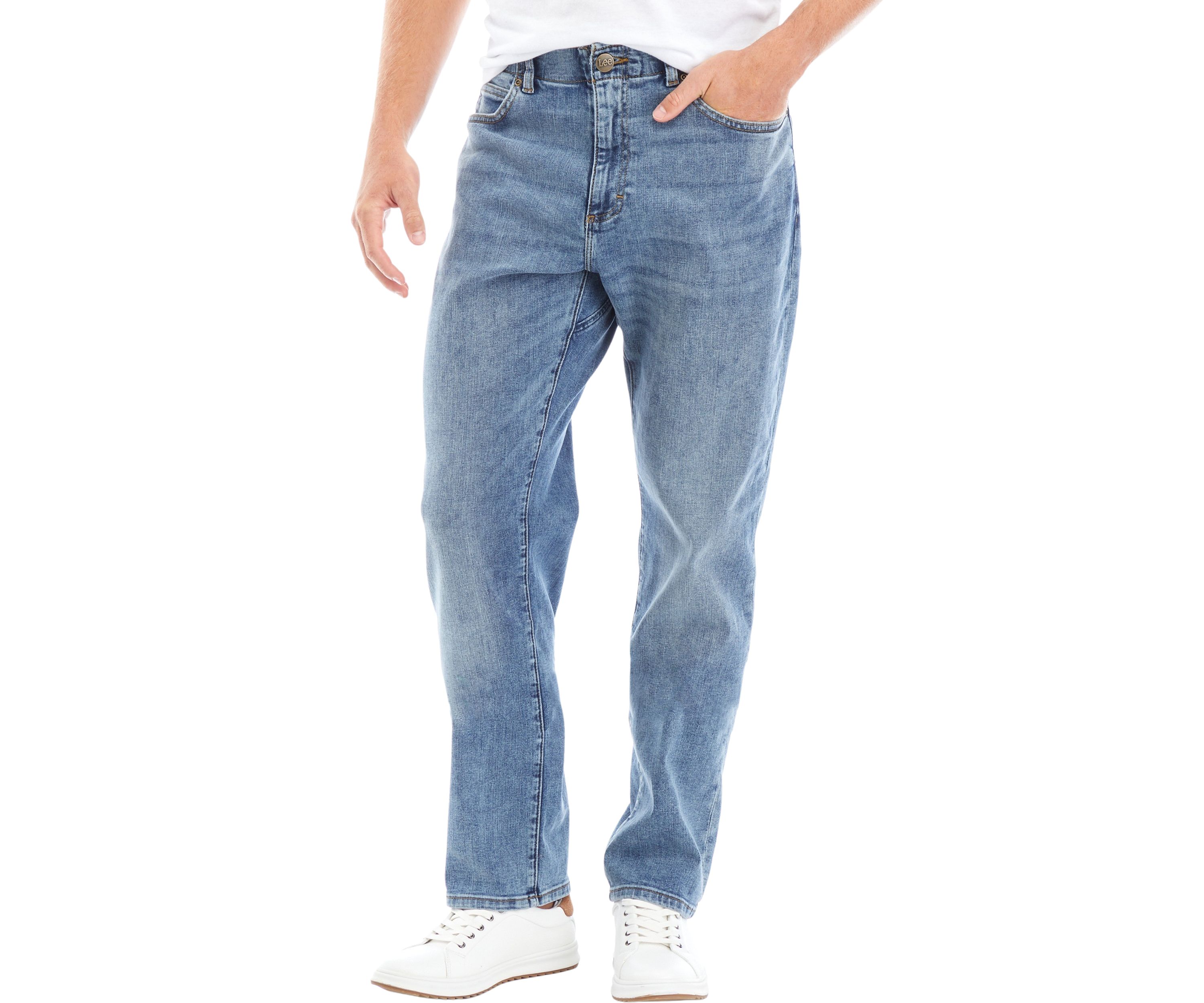​ Mens Extreme Motion Athletic Tapered Leg Jeans